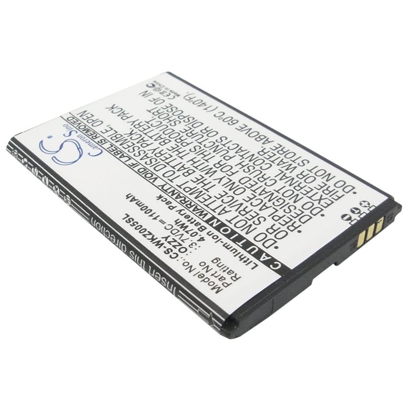 Li-ion Battery fits Wiko, ozzy, ozzy double sim 3.7V, 1100mAh Mobile & SmartPhone Cameron Sino Technology Limited