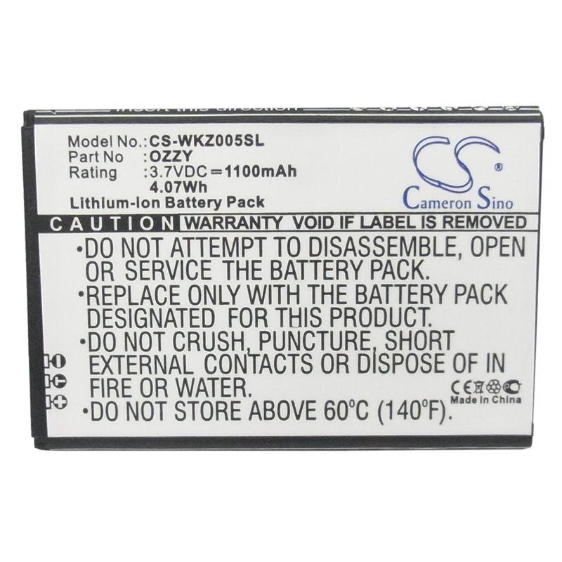 Li-ion Battery fits Wiko, ozzy, ozzy double sim 3.7V, 1100mAh Mobile & SmartPhone Cameron Sino Technology Limited