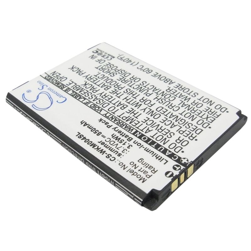 Li-ion Battery Fits Wiko, Soap, Summer 3.7v, 850mah Mobile & SmartPhone Cameron Sino Technology Limited