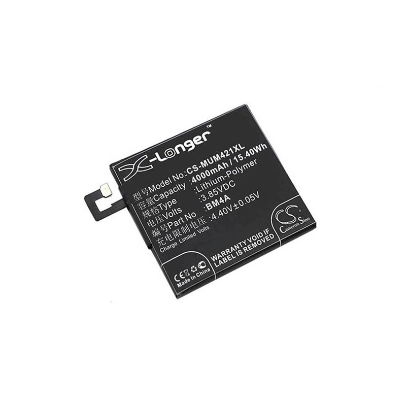 Li-Polymer Battery fits Xiaomi,2016020,2016021, redmi pro 3.85V, 4000mAh Mobile & SmartPhone Cameron Sino Technology Limited