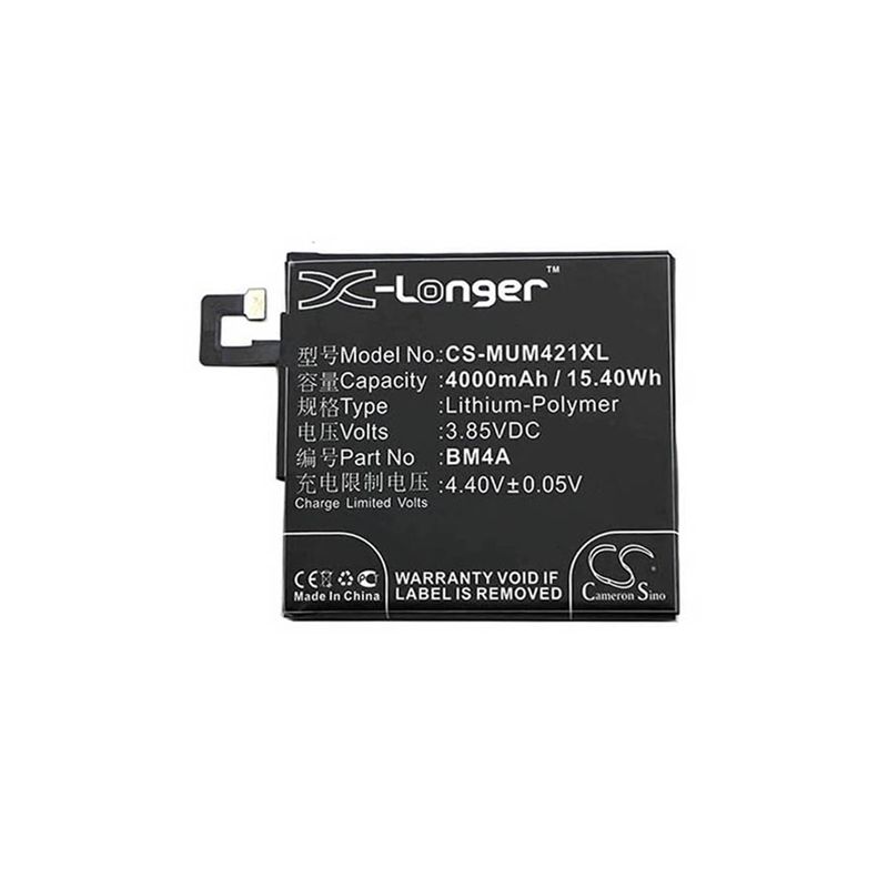 Li-Polymer Battery fits Xiaomi,2016020,2016021, redmi pro 3.85V, 4000mAh Mobile & SmartPhone Cameron Sino Technology Limited