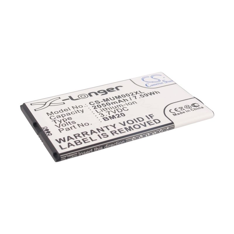 Li-ion Battery fits Xiaomi, 2s, m2, mi2 3.7V, 2050mAh Mobile & SmartPhone Cameron Sino Technology Limited