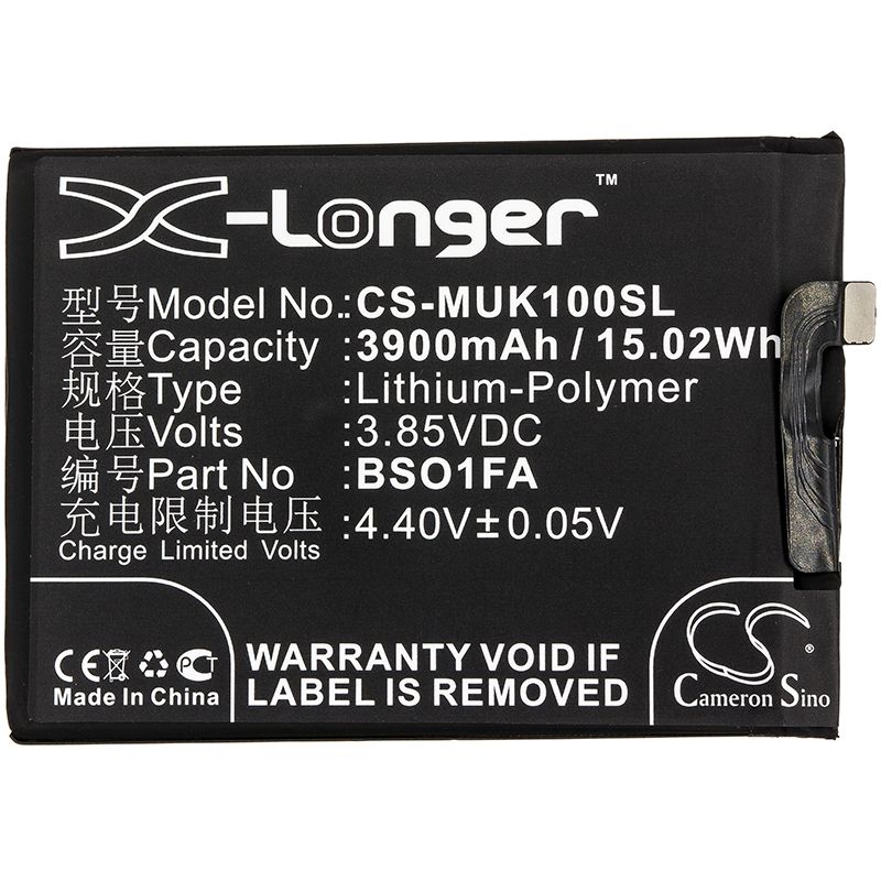 Li-Polymer Battery fits Xiaomi, black shark, black shark dual sim, black shark dual sim td-lte 3.85V, 3900mAh Mobile & SmartPhone Cameron Sino Technology Limited