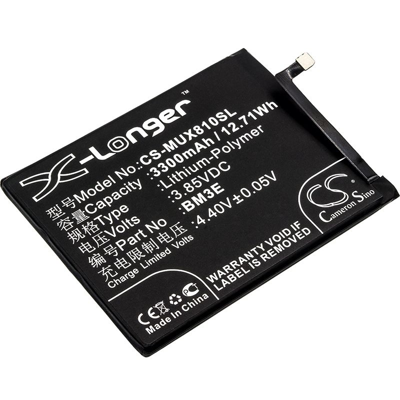 Li-Polymer Battery fits Xiaomi, dipper, m1803e1a, m1803e1c 3.85V, 3300mAh Mobile & SmartPhone Cameron Sino Technology Limited
