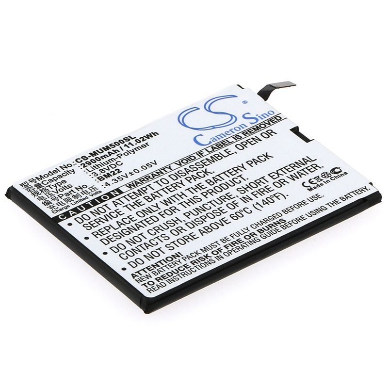 Li-polymer Battery Fits Xiaomi, Gemini, Mi5, Mi5 Gold Edition 3.8v, 2900mah Mobile & SmartPhone Cameron Sino Technology Limited