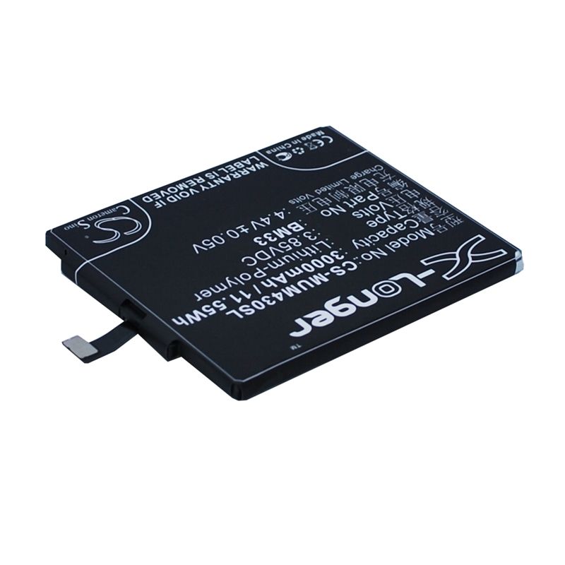 Li-polymer Battery Fits Xiaomi, M4i, X9 3.85v, 3000mah Mobile & SmartPhone Cameron Sino Technology Limited