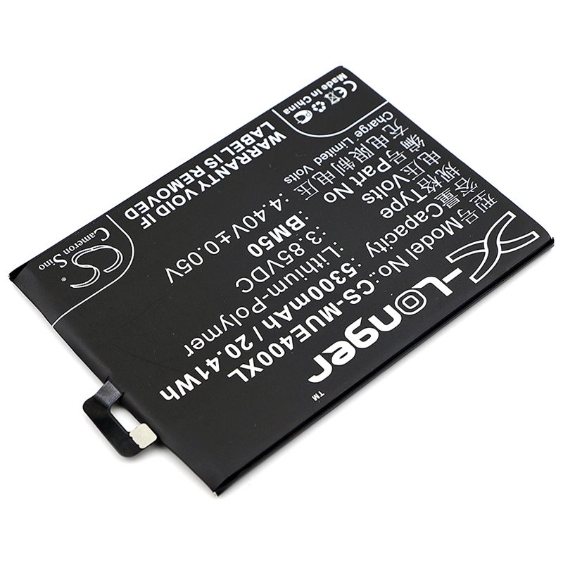 Li-polymer Battery Fits Xiaomi, Max 2, Mde40, Mdt40 3.85v, 5300mah Mobile & SmartPhone Cameron Sino Technology Limited