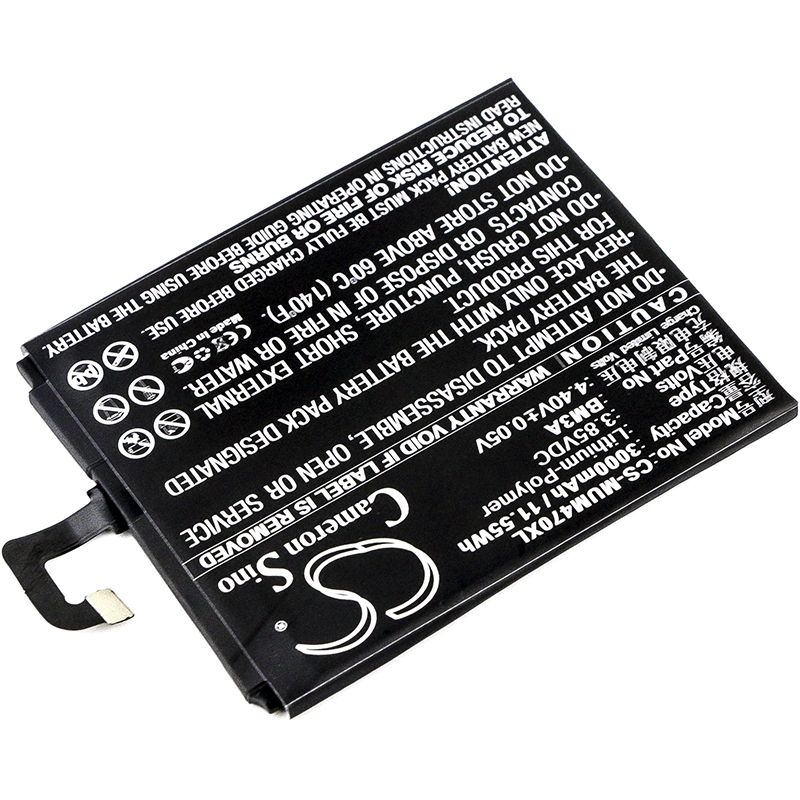Li-Polymer Battery fits Xiaomi, mi note 3, note 3 3.85V, 3000mAh Mobile & SmartPhone Cameron Sino Technology Limited
