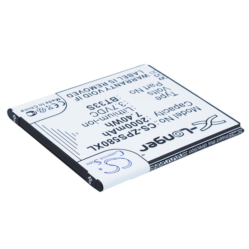 Li-ion Battery fits Zopo,6580, zp580 3.7V, 2000mAh Mobile & SmartPhone Cameron Sino Technology Limited