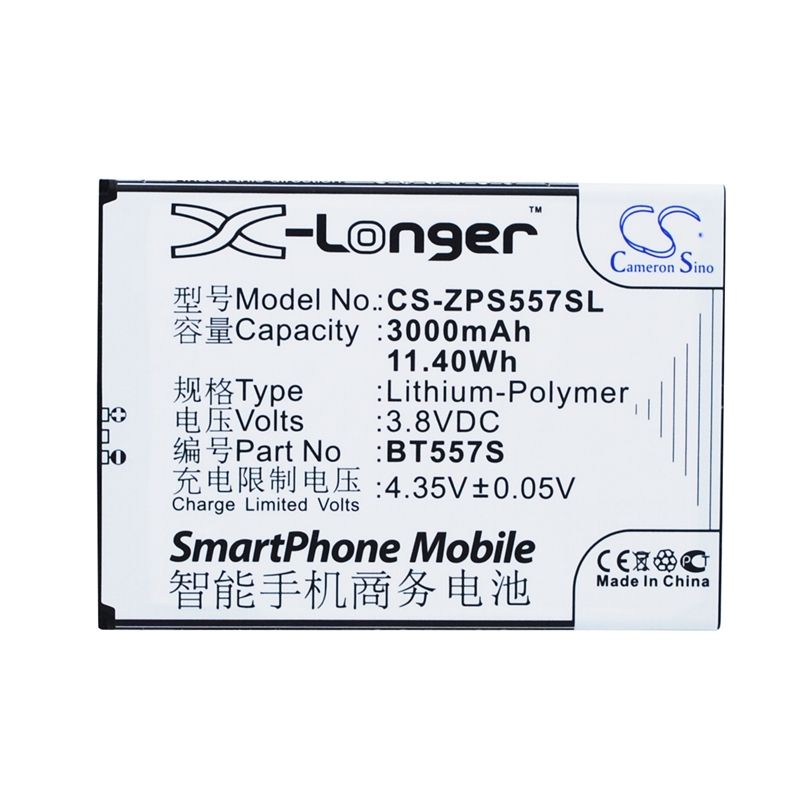 Li-Polymer Battery fits Zopo, s5570, speed 7 plus 3.8V, 3000mAh Mobile & SmartPhone Cameron Sino Technology Limited