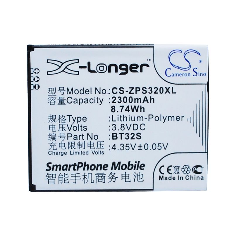 Li-Polymer Battery fits Zopo, zp320 3.8V, 2300mAh Communications Cameron Sino Technology Limited (Suspended)