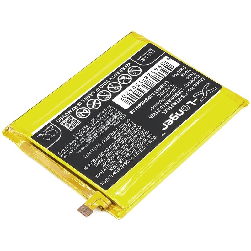 Li-Polymer Battery fits Zte, blade max 3, blade max 3 lte-a, max blue 4g 3.85V, 3950mAh Mobile & SmartPhone Cameron Sino Technology Limited