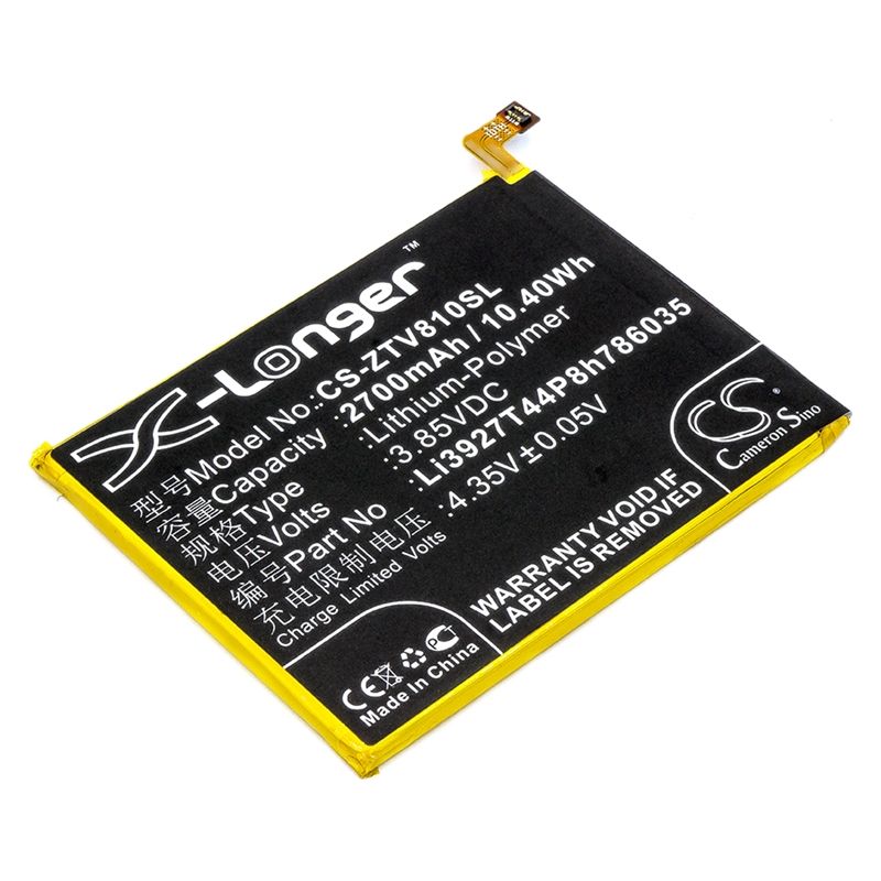 Li-Polymer Battery fits Zte, blade v8, bv0800 3.85V, 2700mAh Mobile & SmartPhone Cameron Sino Technology Limited