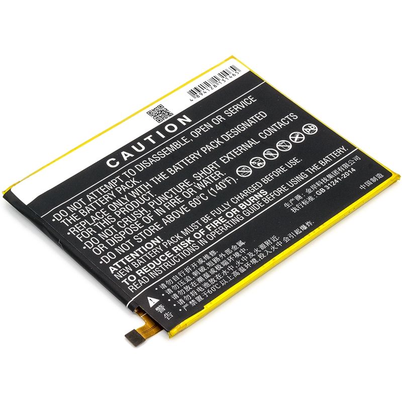 Li-polymer Battery Fits Zte, Blade Z Max, Z982 3.85v, 4050mah Mobile & SmartPhone Cameron Sino Technology Limited