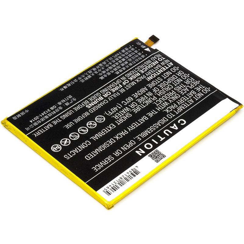 Li-polymer Battery Fits Zte, Blade Z Max, Z982 3.85v, 4050mah Mobile & SmartPhone Cameron Sino Technology Limited