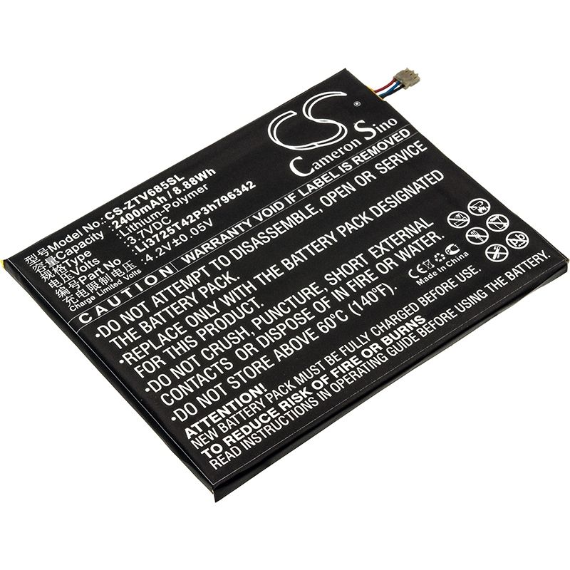 Li-Polymer Battery fits Zte, c865, c865m, v685 3.7V, 2400mAh Mobile & SmartPhone Cameron Sino Technology Limited