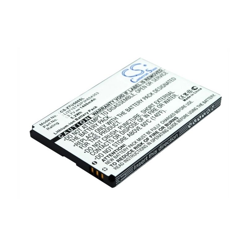 Li-ion Battery fits Zte, e760, raise, tmn silverbelt 3.7V, 1400mAh Mobile & SmartPhone Cameron Sino Technology Limited