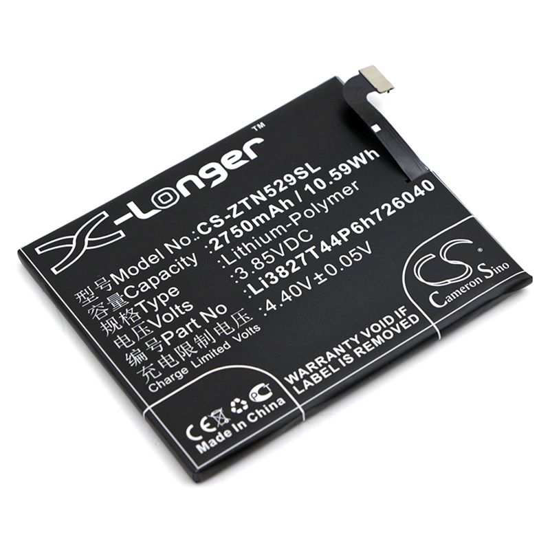 Li-polymer Battery Fits Zte, Nubia Z11 Mini, Nx529, Nx529j 3.85v, 2750mah Mobile & SmartPhone Cameron Sino Technology Limited