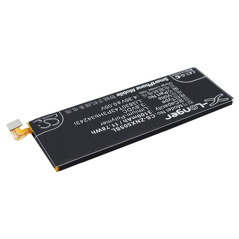 Li-Polymer Battery fits Zte, nubia z7 max, nubia z7 max dual sim, nx505j 3.8V, 3100mAh Mobile & SmartPhone Cameron Sino Technology Limited