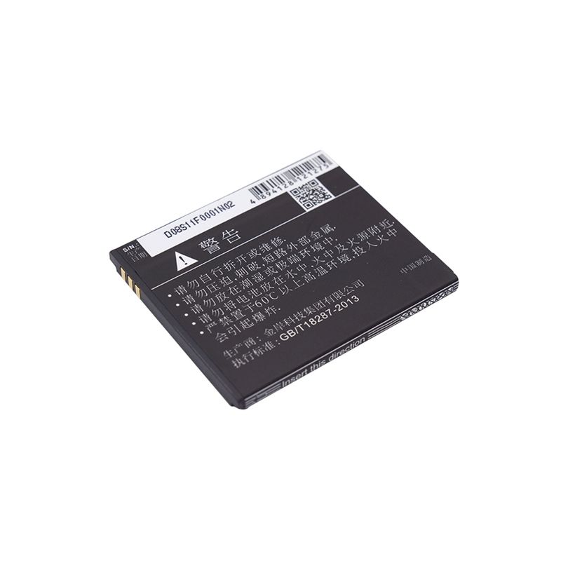 Li-ion Battery fits Zte, quest, quest n817, uhura 3.7V, 1250mAh Communications Cameron Sino Technology Limited