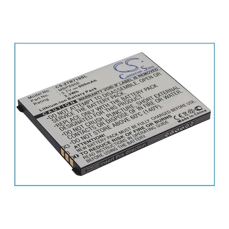 Li-ion Battery fits Zte, r710 3.7V, 900mAh Communications Cameron Sino Technology Limited (Suspended)