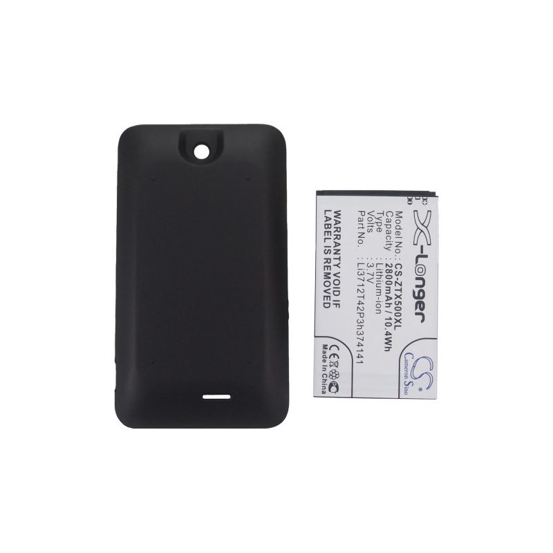 Li-ion Battery fits Zte, score m, x500, x500m 3.7V, 2800mAh Mobile & SmartPhone Cameron Sino Technology Limited