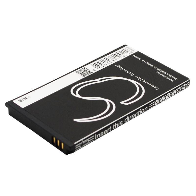 Li-ion Battery fits Zte, score m, x500m 3.7V, 1250mAh Mobile & SmartPhone Cameron Sino Technology Limited