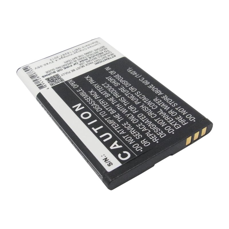 Li-ion Battery fits Zte, u288 3.7V, 1200mAh Mobile & SmartPhone Cameron Sino Technology Limited
