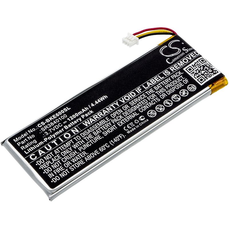 Li-Polymer Battery fits Becker, Active 6, Active 6 Lmu, Active 6 Lmu Plus 3.7V, 1200mAh GPS & Navigator Cameron Sino Technology Limited