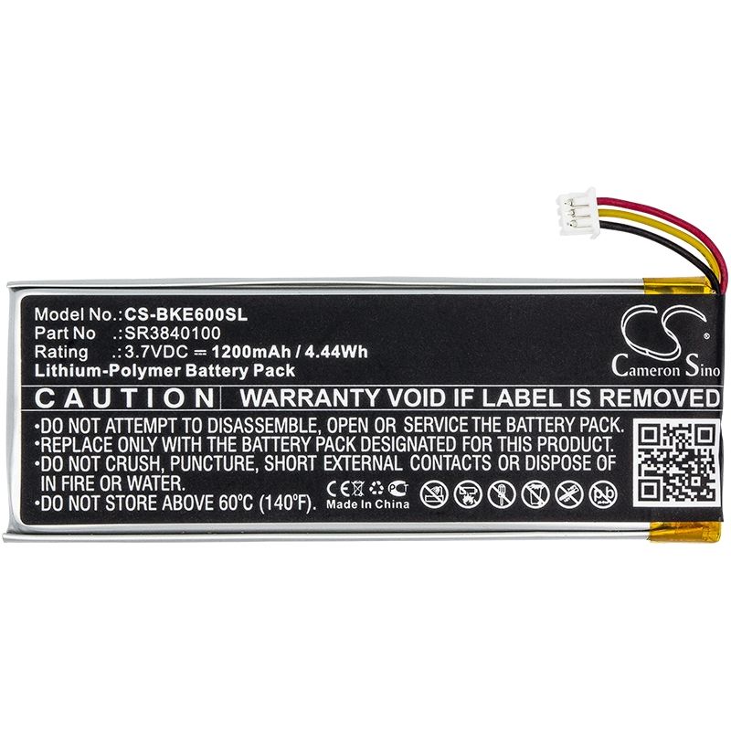 Li-Polymer Battery fits Becker, Active 6, Active 6 Lmu, Active 6 Lmu Plus 3.7V, 1200mAh GPS & Navigator Cameron Sino Technology Limited