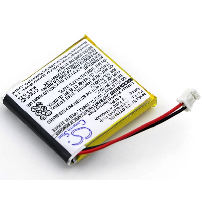 Li-Polymer Battery fits Coyote, Plus, S 3.7V, 1100mAh GPS & Navigator Cameron Sino Technology Limited