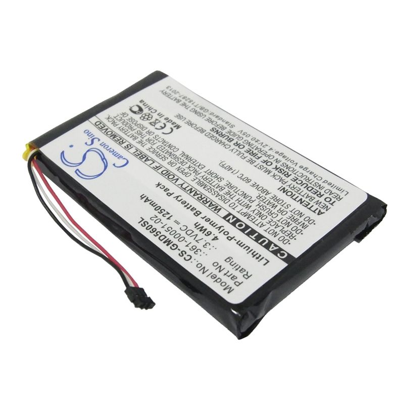 Li-polymer Battery Fits Garmin, Dezl 560lmt, Dezl 560lt, Dezl 650lm 3.7v, 1250mah GPS & Navigator Cameron Sino Technology Limited