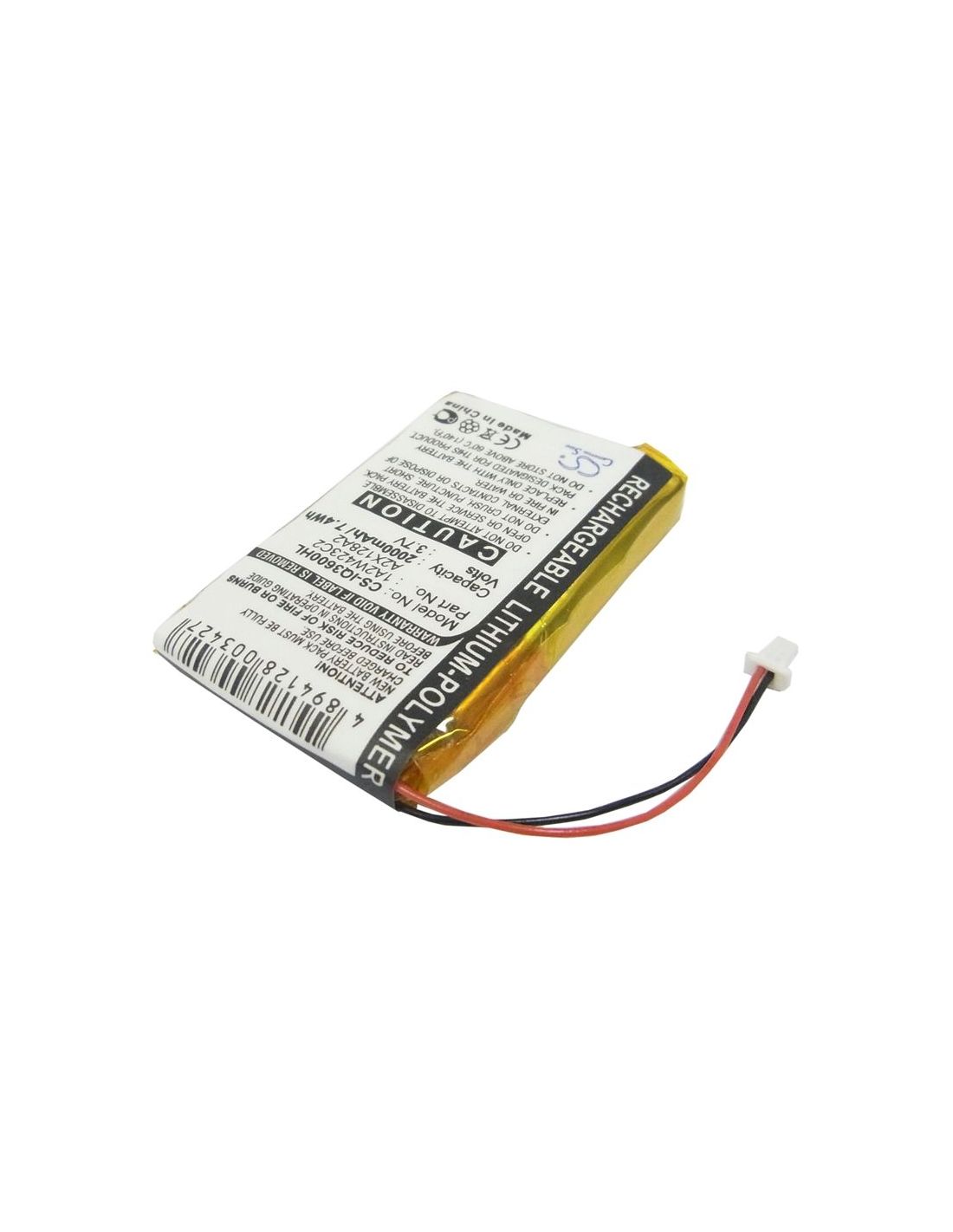 Li-Polymer Battery fits Garmin, Ique 3200, Ique 3600, Ique 3600a 3.7V, 2000mAh GPS & Navigator Cameron Sino Technology Limited