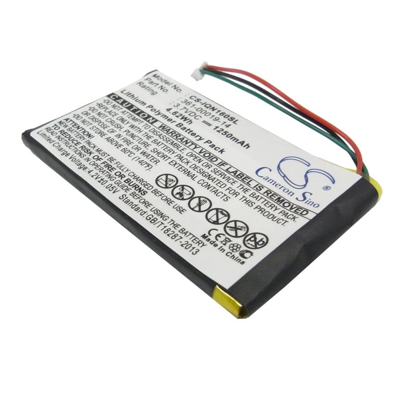 Li-Polymer Battery fits Garmin, Nuvi 1690, Nuvi 1690t, Nuvi 1695 3.7V, 1250mAh GPS & Navigator Cameron Sino Technology Limited