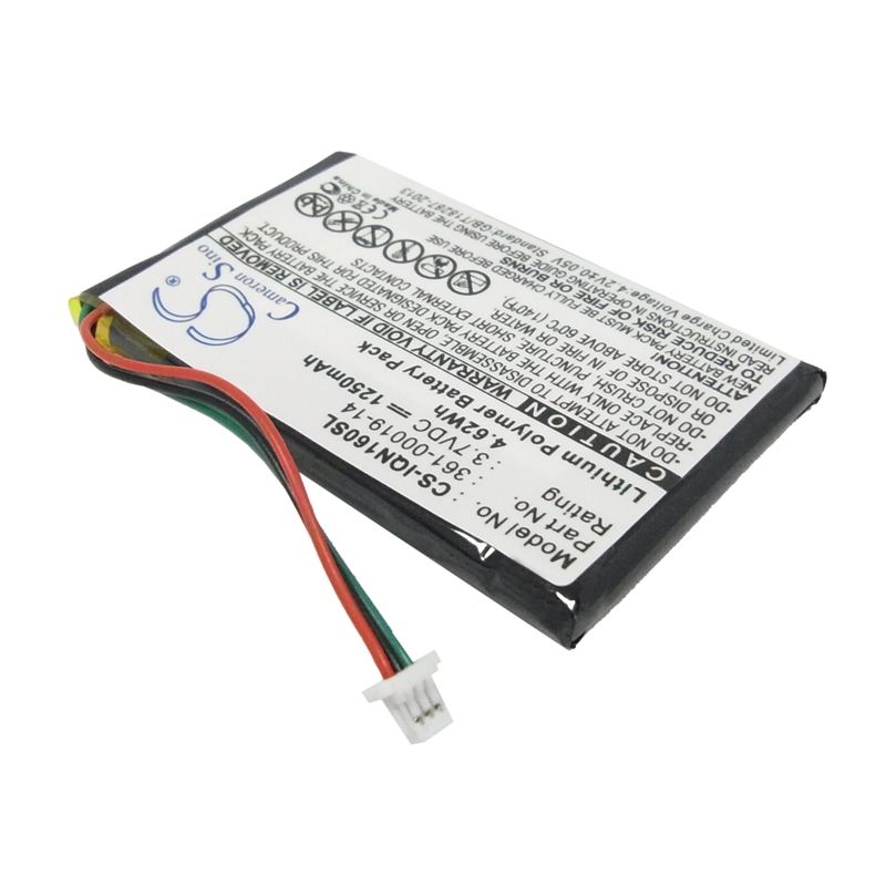 Li-Polymer Battery fits Garmin, Nuvi 1690, Nuvi 1690t, Nuvi 1695 3.7V, 1250mAh GPS & Navigator Cameron Sino Technology Limited