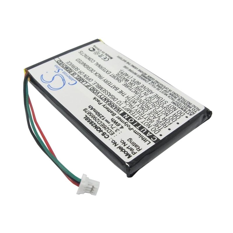 Li-Polymer Battery fits Garmin, Nuvi 285, Nuvi 285w, Nuvi 285wt 3.7V, 1250mAh GPS & Navigator Cameron Sino Technology Limited