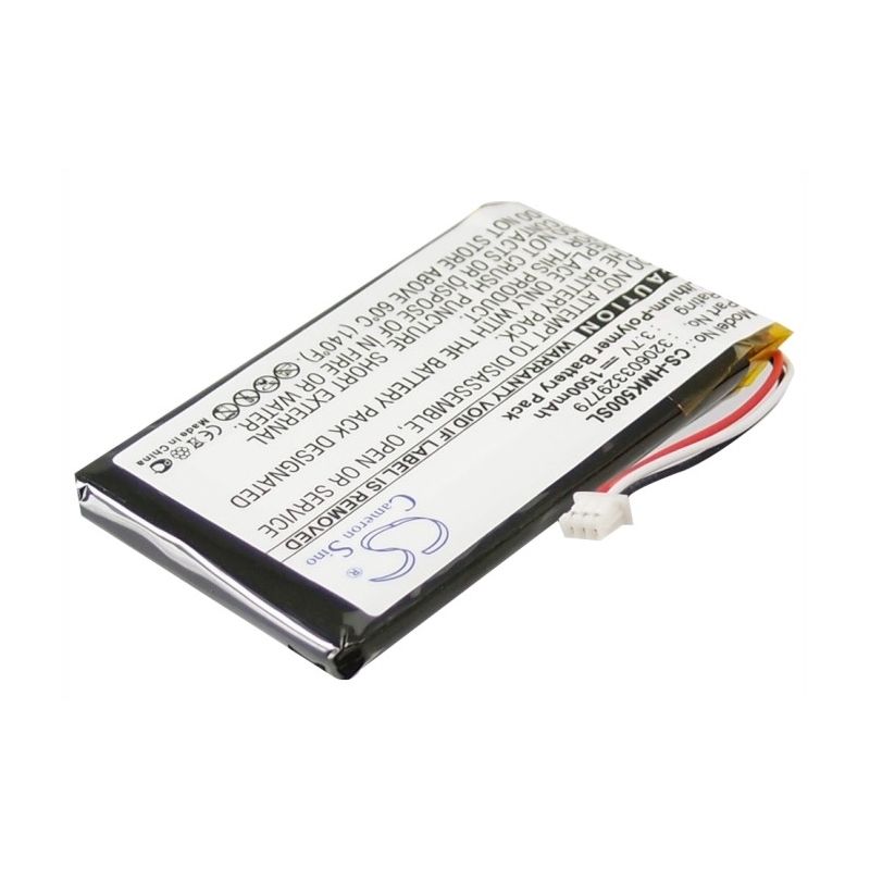 Li-Polymer Battery fits Harmon Kardon, Gps-500 3.7V, 1500mAh GPS & Navigator Cameron Sino Technology Limited