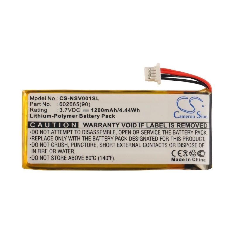 Li-Polymer Battery fits Insignia, Ns-nav01 3.7V, 1200mAh Computer Cameron Sino Technology Limited