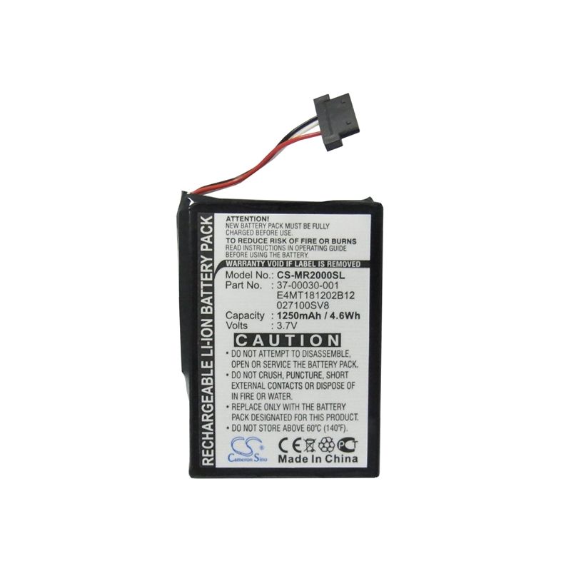 Li-ion Battery fits Magellan, Maestro 3100, Roadmate 2000, Roadmate 2200t 3.7V, 1250mAh GPS & Navigator Cameron Sino Technology Limited