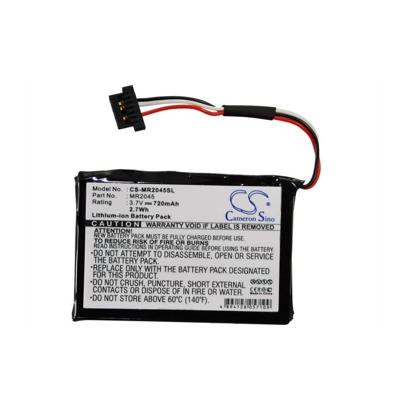 Li-ion Battery Fits Magellan, Roadmate 2045, Roadmate 2045t-lm, Roadmate 2055 3.7v, 720mah GPS & Navigator Cameron Sino Technology Limited