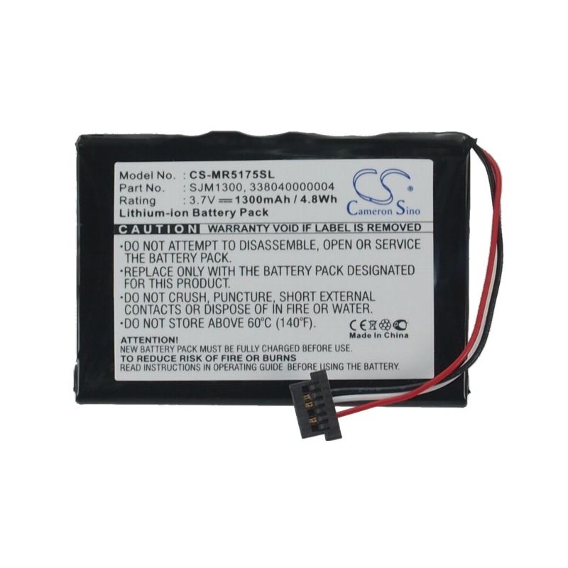 Li-ion Battery fits Magellan, Roadmate 5175-lm, Roadmate 5175tlm 3.7V, 1300mAh GPS & Navigator Cameron Sino Technology Limited