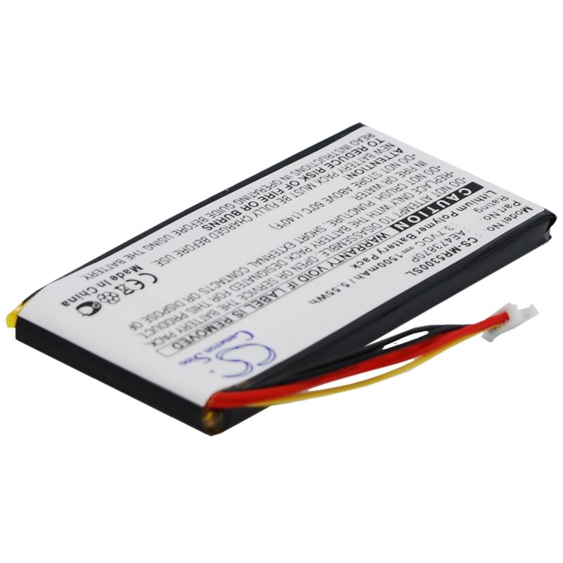 Li-Polymer Battery fits Magellan, Maestro 5300, Maestro 5310, Maestro Elite 5340 3.7V, 1500mAh GPS & Navigator Cameron Sino Technology Limited