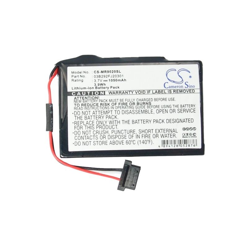 Li-ion Battery Fits Magellan, Roadmate 9020, Roadmate 9020tlm, Roadmate 9055 3.7v, 1050mah GPS & Navigator Cameron Sino Technology Limited