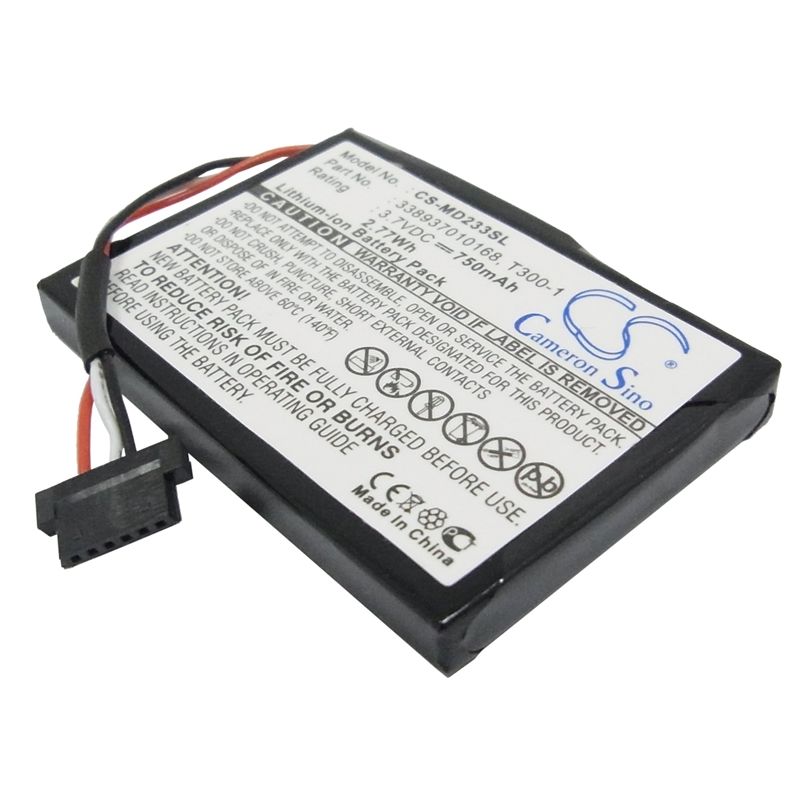 Li-ion Battery fits Medion, Gopal E4430, Gopal E4435, Gopal E5455 3.7V, 750mAh GPS & Navigator Cameron Sino Technology Limited