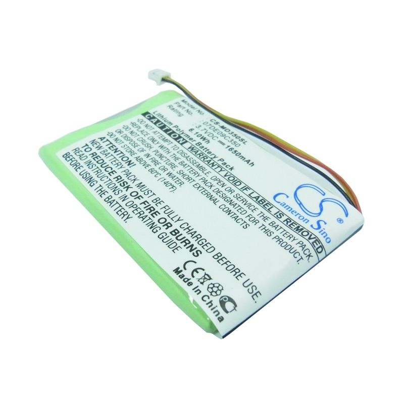 Li-Polymer Battery fits Medion, Gopal Pna350, Gopal Pna350-s, Pna350 3.7V, 1650mAh GPS & Navigator Cameron Sino Technology Limited