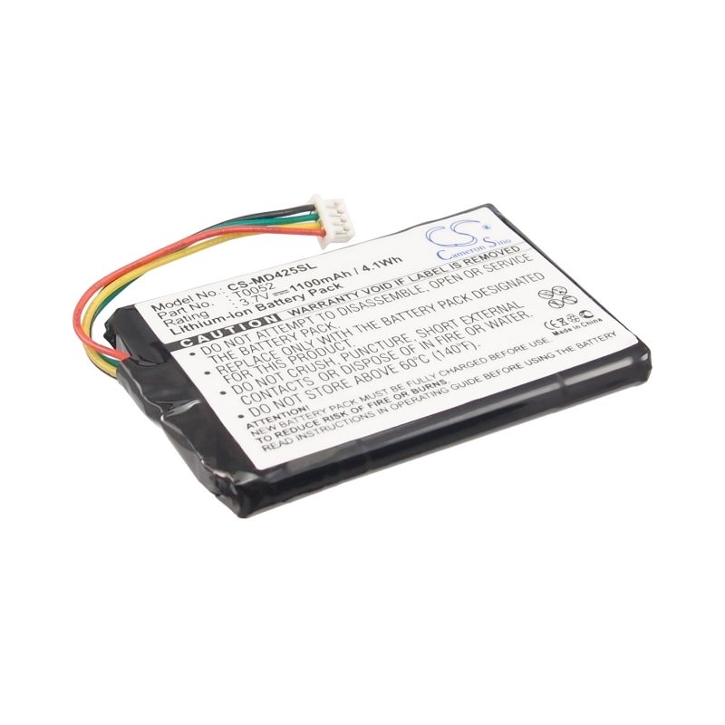 Li-ion Battery fits Medion, Gopal P4225, Gopal P4425, P4225 M5 3.7V, 1100mAh GPS & Navigator Cameron Sino Technology Limited
