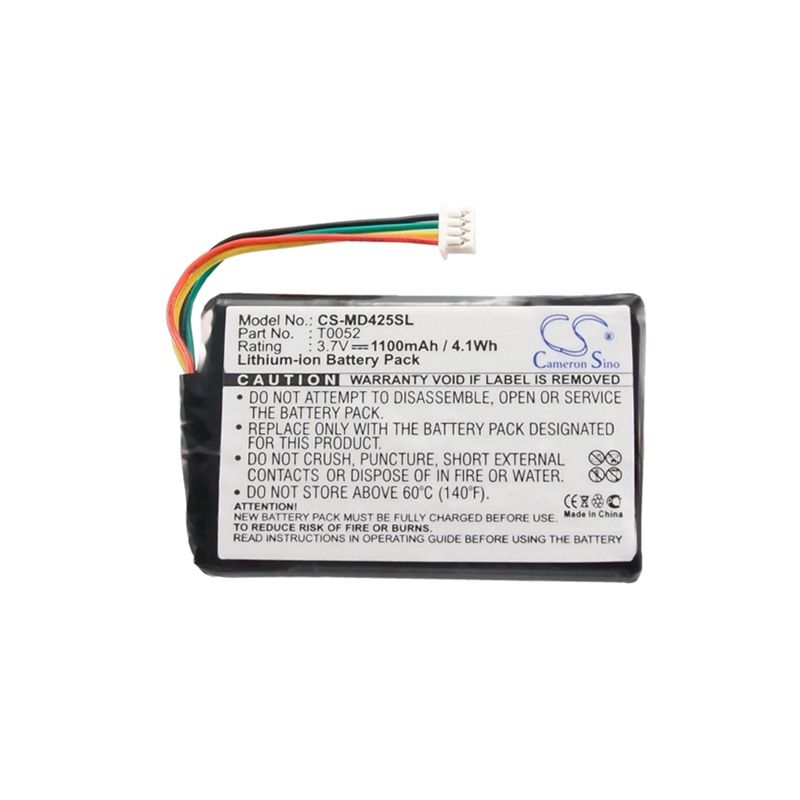 Li-ion Battery fits Medion, Gopal P4225, Gopal P4425, P4225 M5 3.7V, 1100mAh GPS & Navigator Cameron Sino Technology Limited