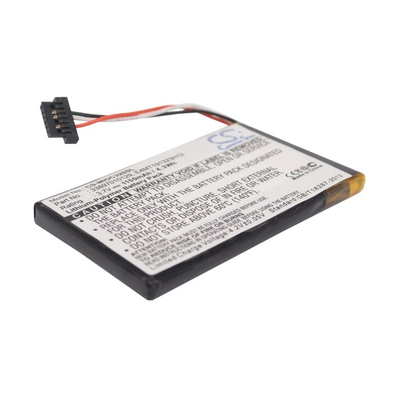 Li-Polymer Battery fits Mitac, Mio C320, Mio C320b, Mio C323 3.7V, 1150mAh GPS & Navigator Cameron Sino Technology Limited