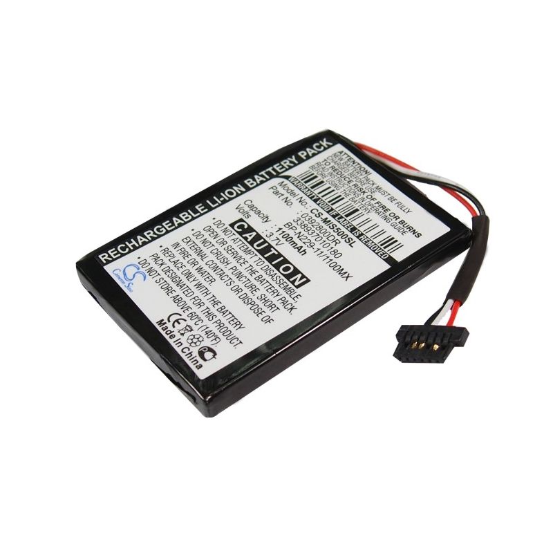 Li-ion Battery Fits Mitac, Mio Moov S500, Mio Moov S556 3.7v, 1100mah GPS & Navigator Cameron Sino Technology Limited