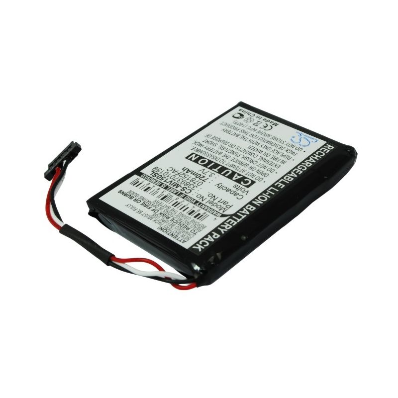 Li-ion Battery fits Mitac, Mio Moov 150 3.7V, 720mAh GPS & Navigator Cameron Sino Technology Limited